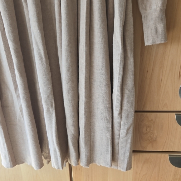 Lauren Manoogian Brown Cowl Neck A-Line Sweater Dress, Hygee, Scandi Style, EUC - Picture 7 of 9